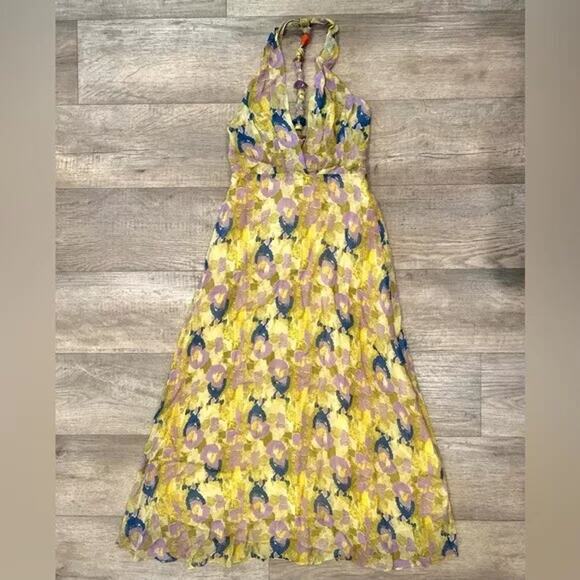 ZARA BLOGGER FAVE!!! V-Neck Maxi Dress NWT LAST ONE!!! - Picture 15 of 16